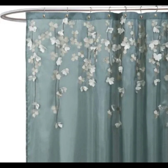 Lush Decor| Flower Drop shower curtain - Picture 3 of 9